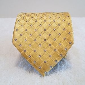 U.S. Polo Assn. 100%  Silk Geometric Necktie